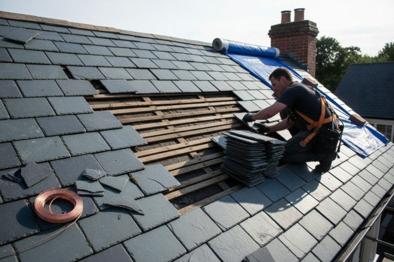 Slate Shingles Repair in Merrick, NY