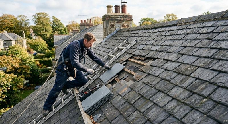 Slate Shingles Repair in Paramus, NJ