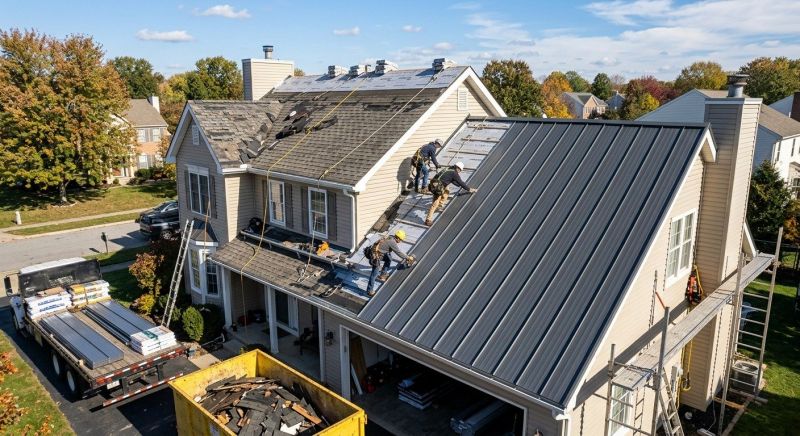 Steel Roof Replacement in Hillsdale, NJ