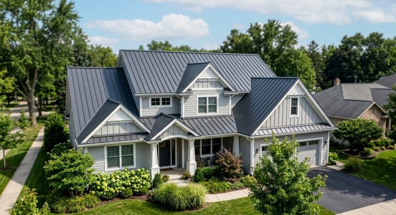 Steel Roof Replacement in Wilton, CT