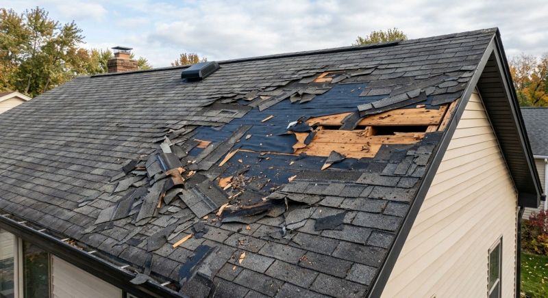 Storm Damage Roof Repair in Buchanan, NY