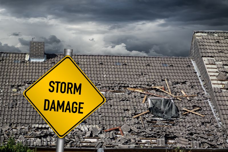 Storm Damage Roof Repair in Port Washington, NY