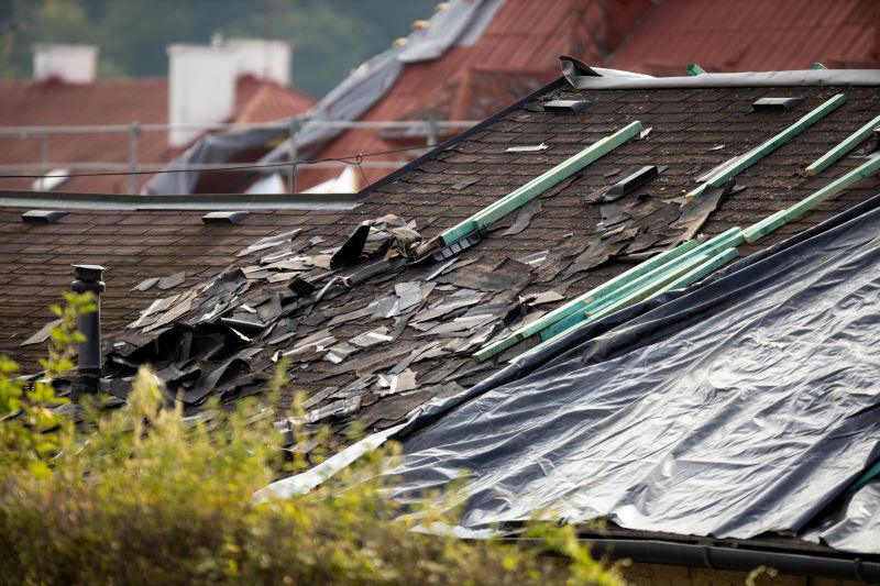 Storm Damage Roof Tarping in Rye, NY