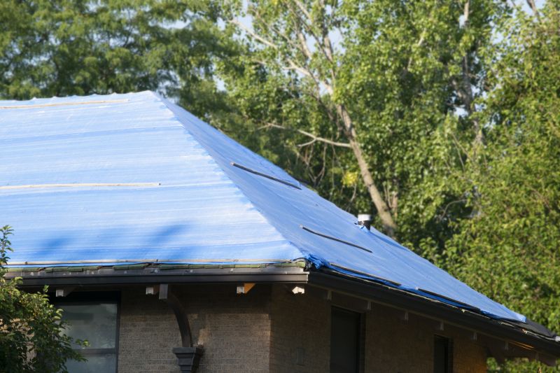 Storm Damage Roof Tarping in Rye, NY