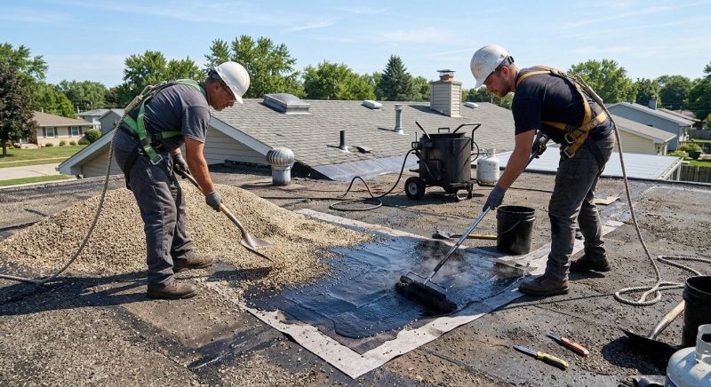 Tar And Gravel Roof Repair in Syosset, NY