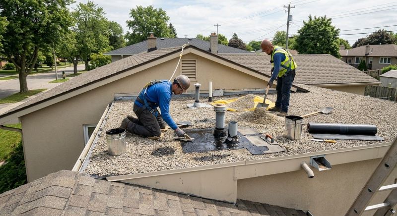 Tar And Gravel Roof Repair in Syosset, NY