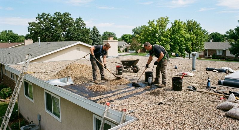 Tar And Gravel Roof Repair in Tenafly, NJ