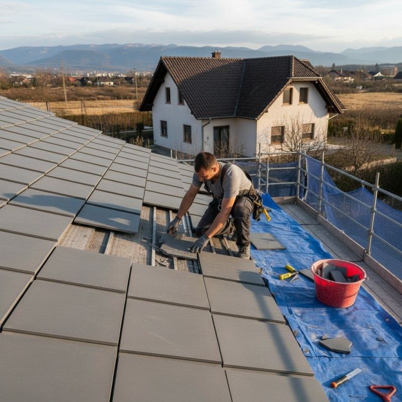 Tile Roof Repair in Elmont, NY