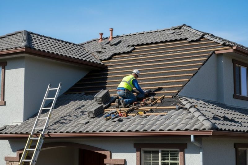 Tile Roof Repair in Glen Head, NY