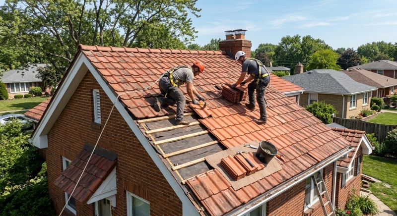 Tile Roof Repair in Merrick, NY