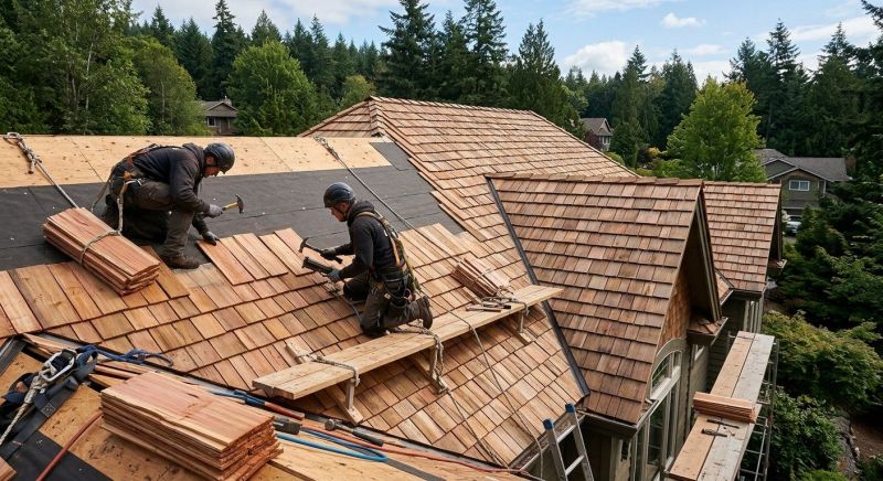 Wood Roofing Installation in Briarcliff Manor, NY