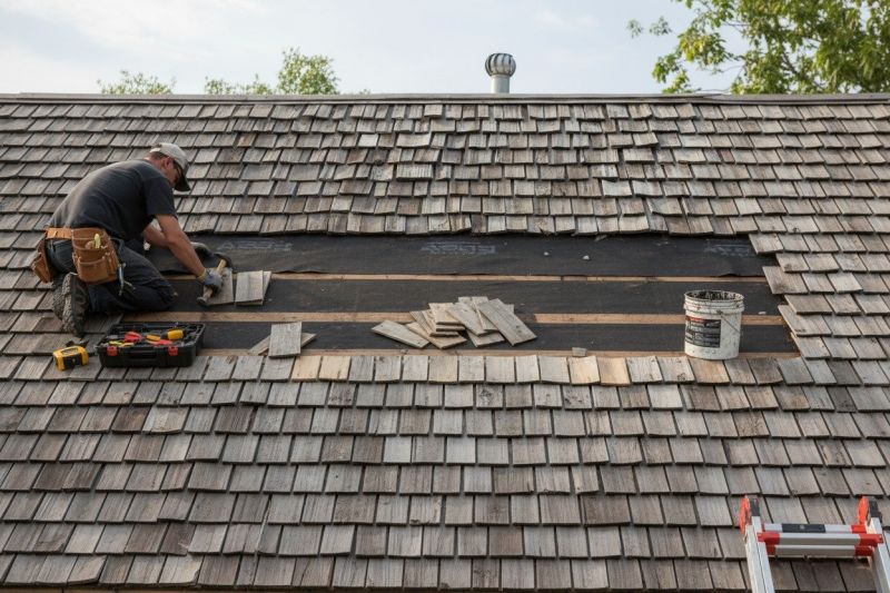 Wood Shake Roof Repair in Bergen County, NJ