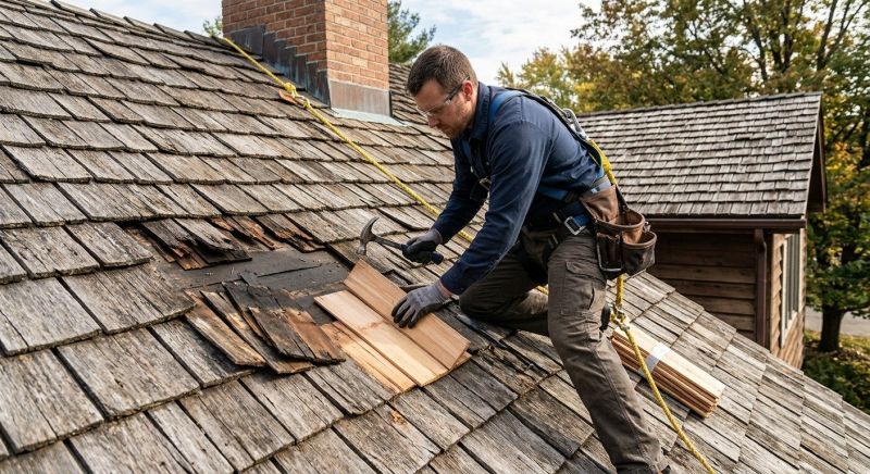 Wood Shake Roof Repair in Bronx, NY