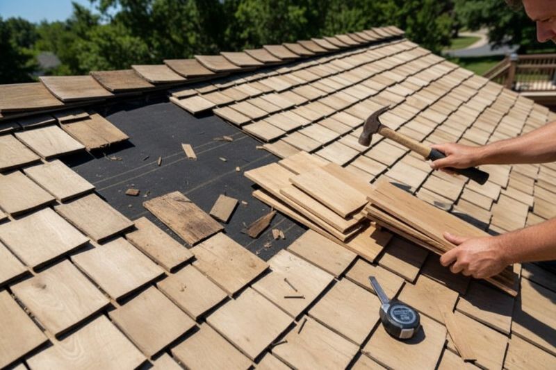 Wood Shake Roof Repair in Dumont, NJ