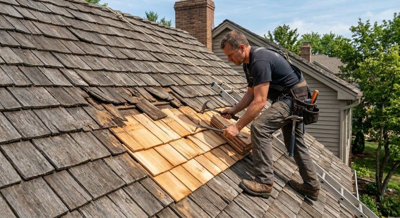 Wood Shake Roof Repair in Long Island, NY