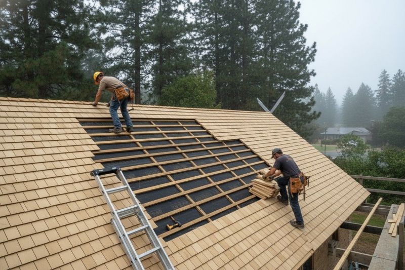 Wood Shake Roof Repair in Mamaroneck, NY