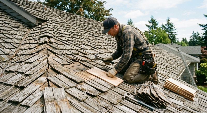Wood Shake Roof Repair in Ossining, NY