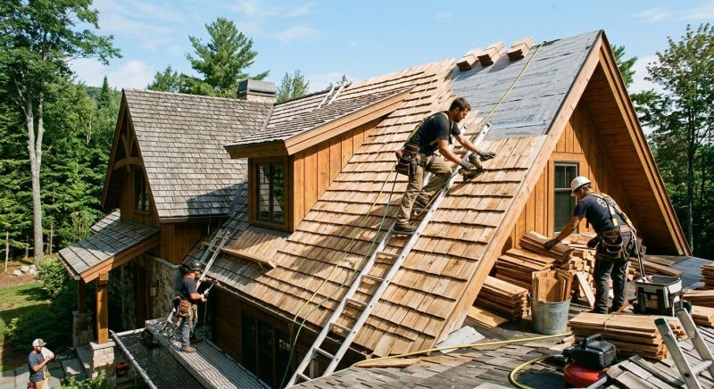 Wood Shake Roof Replacement in Teaneck, NJ