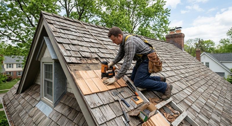 Wood Shingles Repair in Clifton, NJ